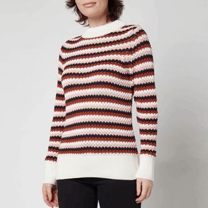 Barbour Women's Leathes Knit Contrast Trim Sweater - Multi 8